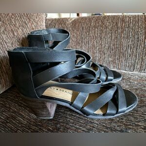 Lucky Brand Black Strappy Heels